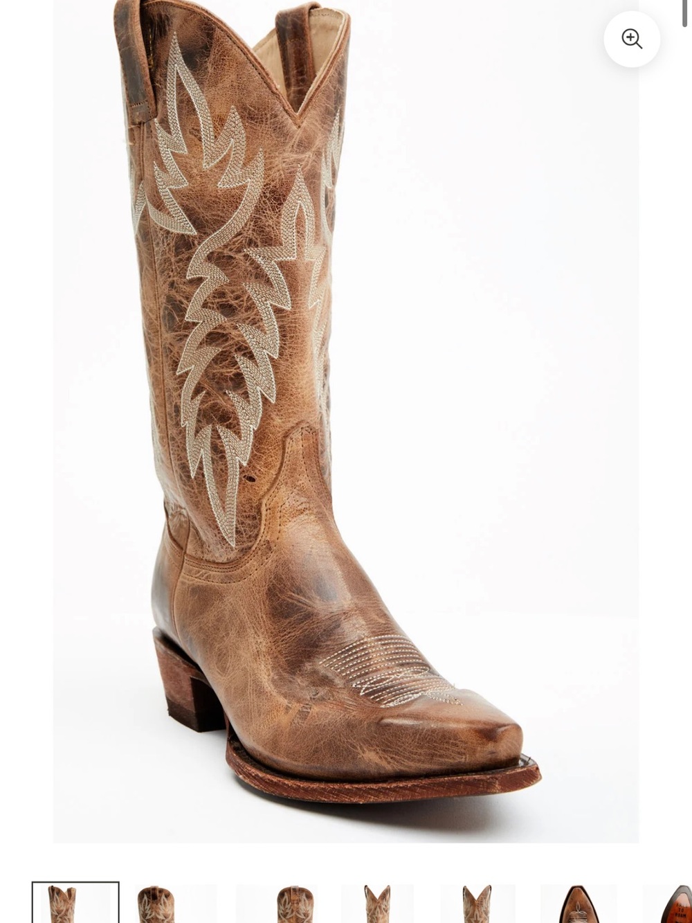 Idyllwind Distressed Brown Leather Western Heeled Boots